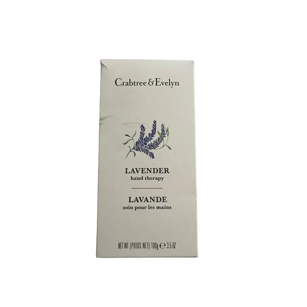 Crabtree &‎ Evelyn Lavender Hand Therapy Lotion 3.5 Oz In Box NEW